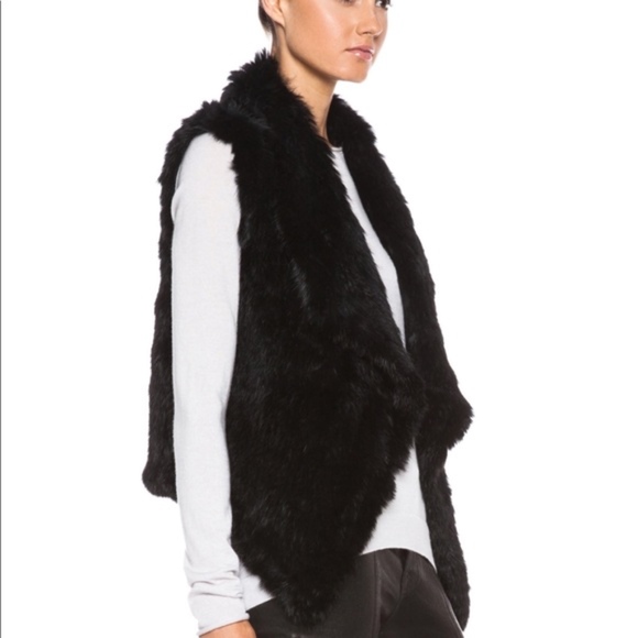 Nicholas Knitted Fur Vest - Picture 2 of 8